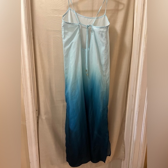 ⚪️ la Blanca blue ombré summer cover up size medium - Picture 8 of 8